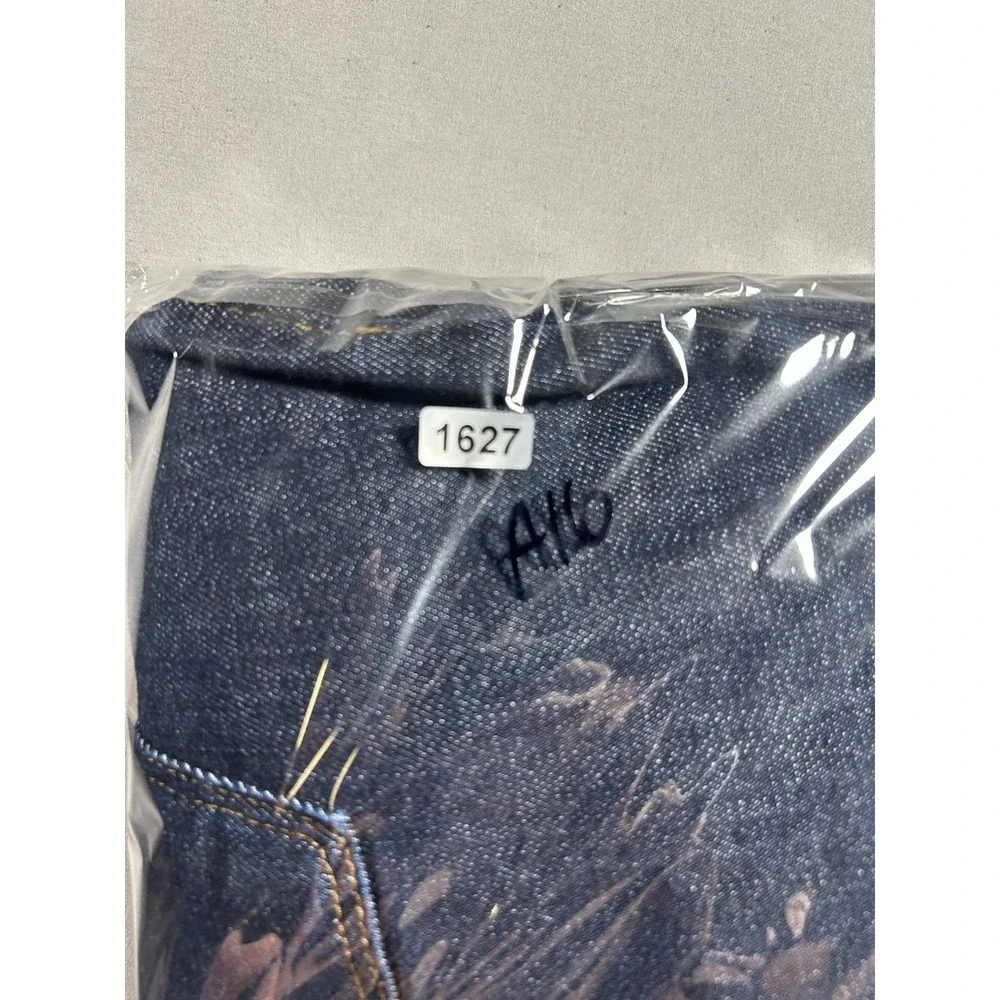 Mens Mott‎ Bow Straight Jeans Dark Wash Stretch Denim 38x34 USA